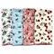 Valentine's Day Gift For Her, 4 Pcs 21"x21" Cotton Bandanas for Women, Super Soft Textured Fabric - Q01